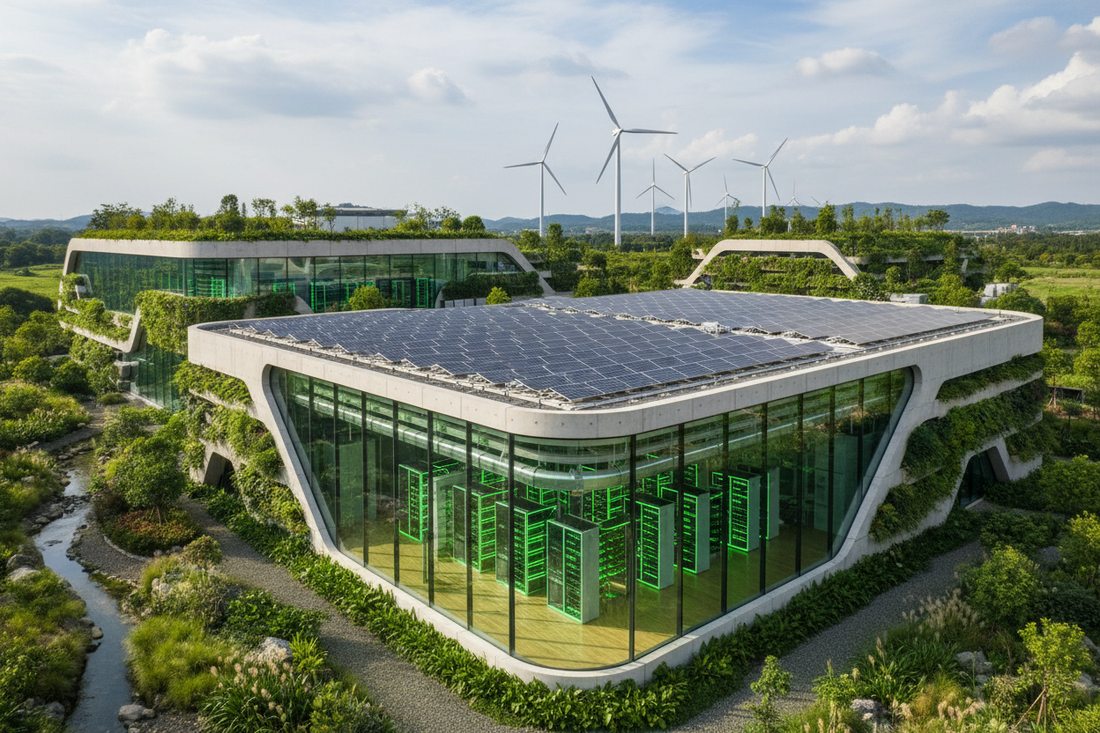 Building a green data center in Holmestrand!